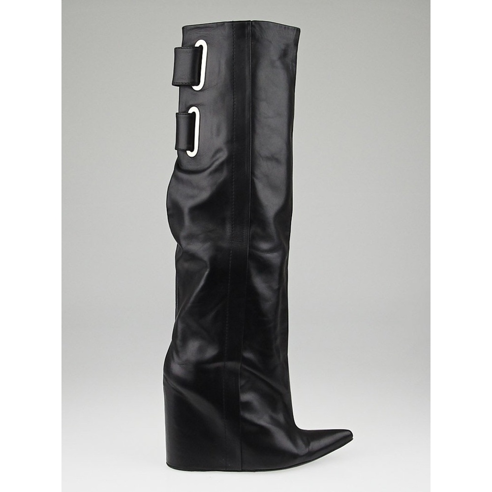 SOLD -NEW BALENCIAGA Black AstroGirl Boots Size 37 - Picture 2 of 6